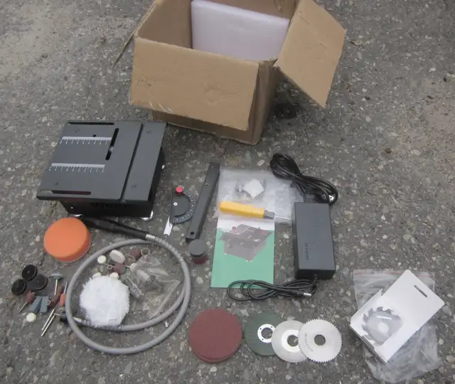 BRAND NEW Mini Table Saw, Rotary Tool Flexible Shaft Accessories in Power Tools in Sudbury - Image 2