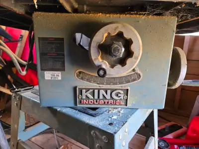 King Industrial table saw, View more