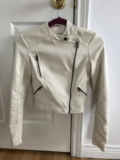 Vegan leather jacket, View more
