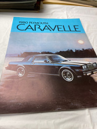 VINTAGE 1980 PLYMOUTH CARAVELLE BROCHURE #M1574