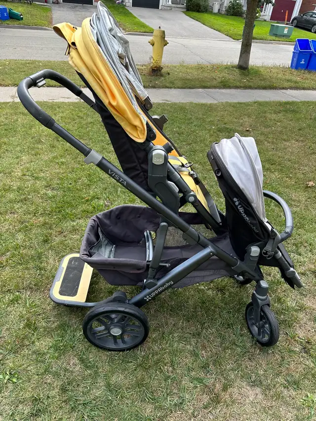 2018 Uppababy Vista Modular/Double Stroller in Strollers, Carriers & Car Seats in Oshawa / Durham Region - Image 7