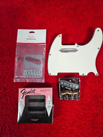 MIM Pick Guard With New ’64 Pure Vintage Fender Tele Pickups