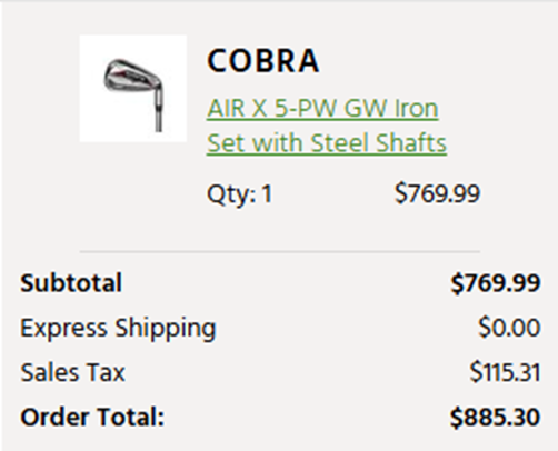 Cobra Air-X fers in Golf in Drummondville - Image 5