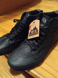 Vans sk8 hi MTE winter shoes - leather black - size 8