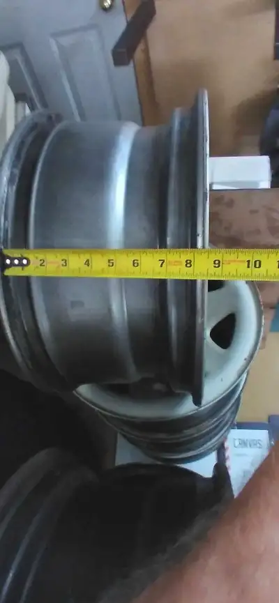 17 x 8 gm truck rims with sensors.