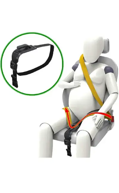 Bump Belt, Comfort for Expectant Mothers Pregnant Belly (Black), View more