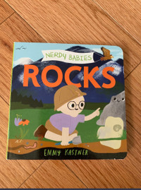 Nerdy Babies rocks baby toddler board book 
