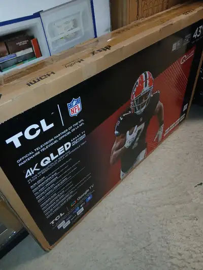1QLED SMART TV ON SALE43" TCL 4K QLED GOOGLE SMART TV, View more