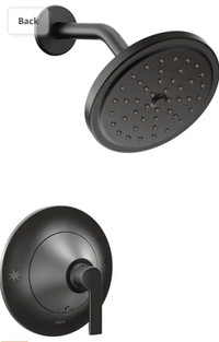 Moen TS2202BL Doux Matte Black Posi-Temp (R)Shower Only