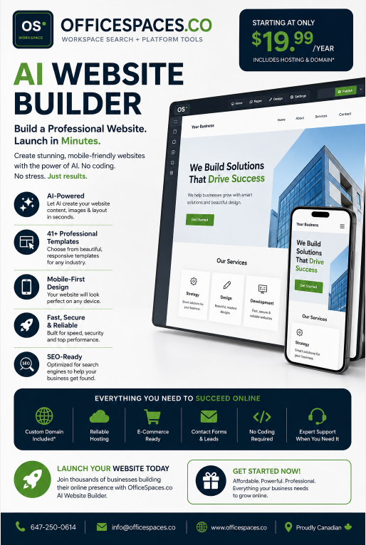Professional Website Design & Hosting Only $19.99 for year