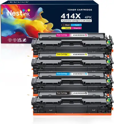 NEUF: 4 cartouches toner HP Color Pro, View more