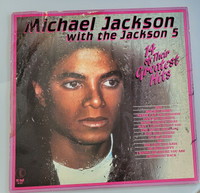 MICHAEL JACKSON with THE JACKSON 5 LP 14 OF THEIR GREATEST HITS
