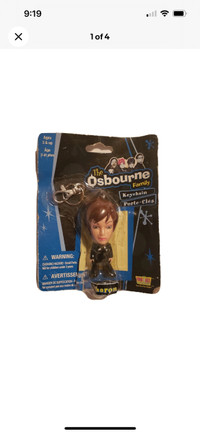 Sharon Osbourne Family Keychain Collectable Figurine Fun4All