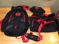 3 Piece Chinese Flag Kids Backpack Set