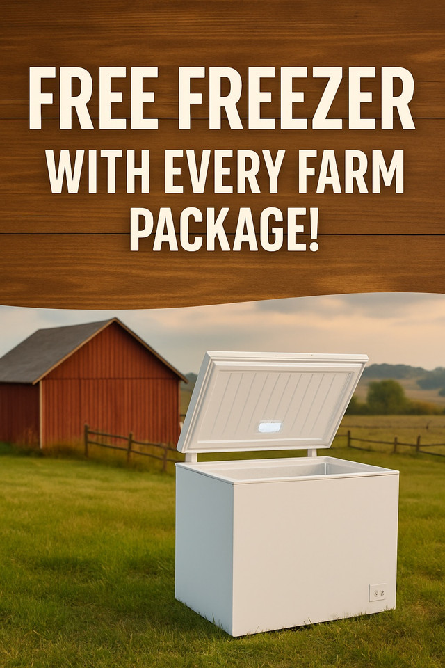 FREE FREEZER with Every Farm-to-Table Grocery Package! in Health & Special Needs in City of Toronto