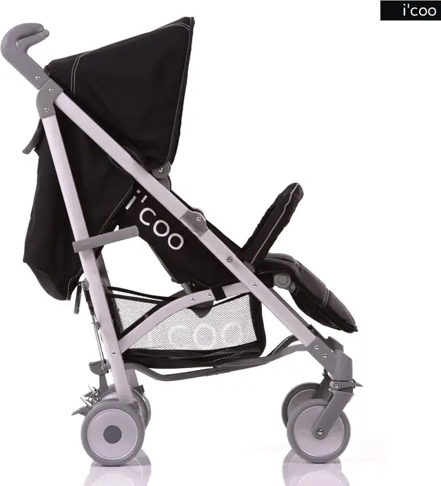 i'coo icoo Phoenix umbrella baby infant Stroller Black new  cart in Strollers, Carriers & Car Seats in City of Toronto - Image 4