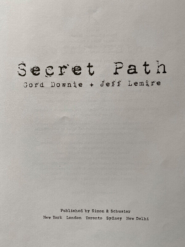 Secret Path by Gord Downie (author) and Jeff Lemire (artist) in Comics & Graphic Novels in Edmonton - Image 3