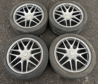 20" Mercedes S63 AMG Wheels (Original) w/ Michelin Summers