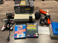 Working Nintendo NES System with 13 Games and Extras