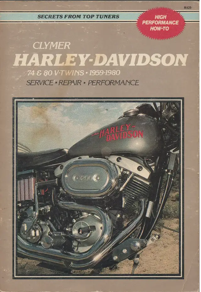 Harley-Davidson 74 & 80 4-speed V-twins, 1959-1984: Service, rep in Textbooks in Longueuil / South Shore - Image 2