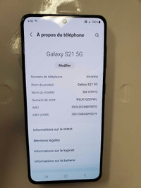 Samsung Galaxy S21 FE 5G,128GB,Original, Unlocked,12Mpix.Boite