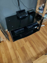 Glass TV stand 