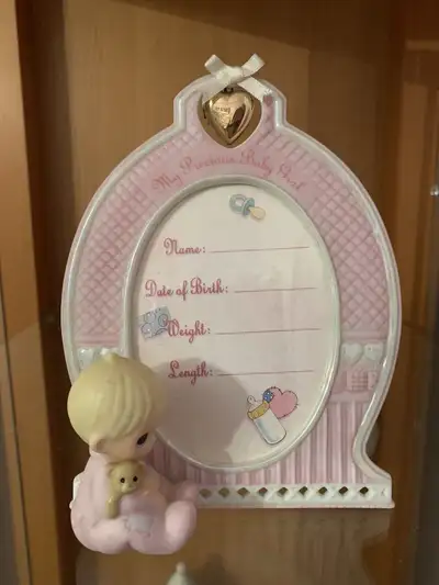 My Precious Baby Girl photo frame, heart locket opens up. Excellent condition. Have original box. As...