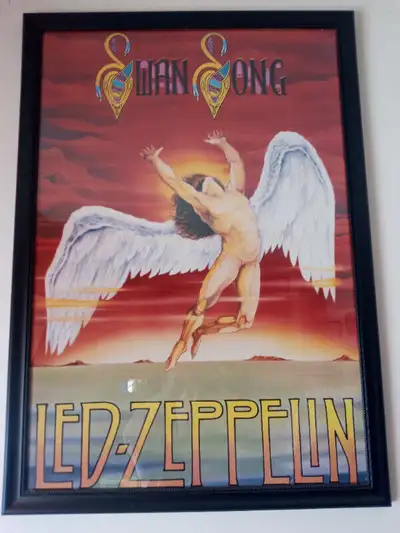 Led Zeppelin Framed Swan Song Wall Art (80/trade), View more