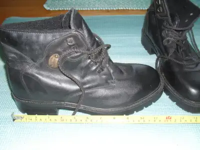 Made in Canada, Original Grenico design black boots....tape measure indicates 12 inches (not sure of...
