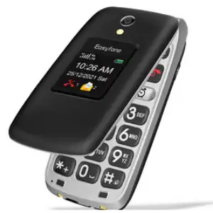 Easyfone Prime A1 Pro 4g Flip Phone, red colour, View more