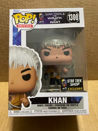 Star Trek Funko Pop. Khan #1300. Exclusive, View more