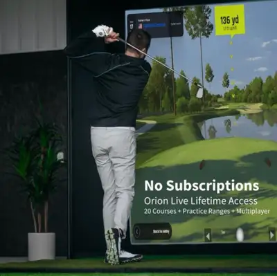 GOLF SIMULATOR SET UP, View more