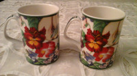 FiNE CHINA 2  MUGS - FRUIT TAPESTRY, ROYAL DOULTON