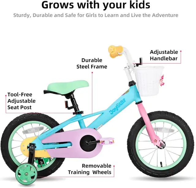 NEUF: Vélo pour enfants de 16 pouces avec roues d'entraînement in Other in Longueuil / South Shore - Image 3