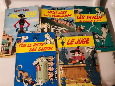 bande dessinée lucky luke dos jaune, View more