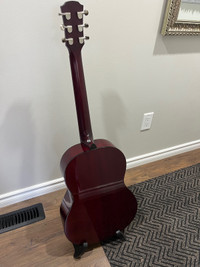 Yamaha Parlor guitar with premium gig bag