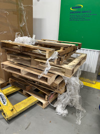 Free wooden pallets, 9 in total