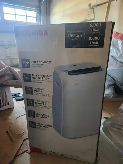 Toshiba Portable Air Conditioner – RAC-PD0812CRRC – $175 OBO, View more