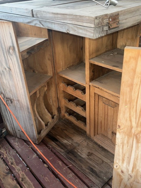 solid wood wine storage cabinet in Hutches & Display Cabinets in St. Albert - Image 3