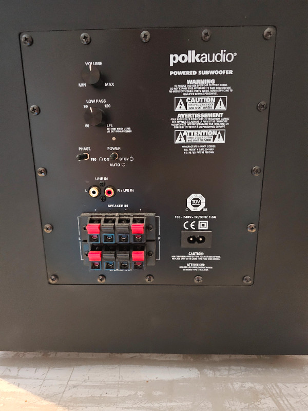 Polk Audio PSW125 Subwoofer in Speakers in Napanee - Image 2