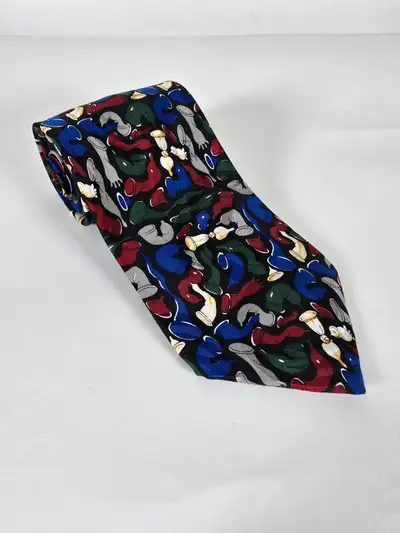 Vintage Donato by Dion 100% Silk Tie–"Life Savers" Canadian, View more