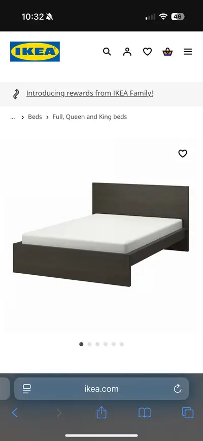 ikea queen bed frame, View more