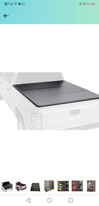 Truck bed cover triple