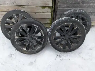 Very nice rims. Would be great if somebody could blast and powder coat them. They came off of a 2012...