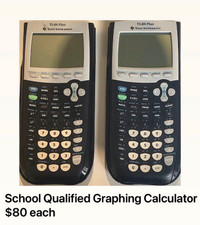 Second-hand school qualified graphing calculator selling