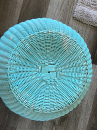 MCModen Wicker-rattan Footstool( Indoors or  Out)