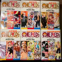 One Piece- Six Omnibuses, Good Condition. Contains Vol 1-18.