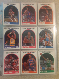 SERIE DE CARTES DE BASKETBALL VINTAGES NBA HOOPS 1989-90