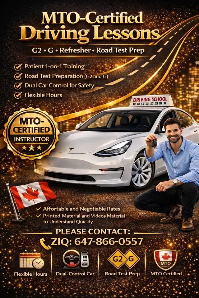Certified MTO Driving Instructor 