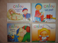 CAILLOU LIVRES PLASTIFIÉS   ( 2 ans + )